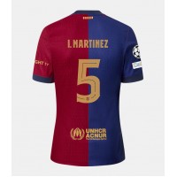 Barcelona Inigo Martinez #5 Domáci futbalový dres 2024-25 Krátky Rukáv